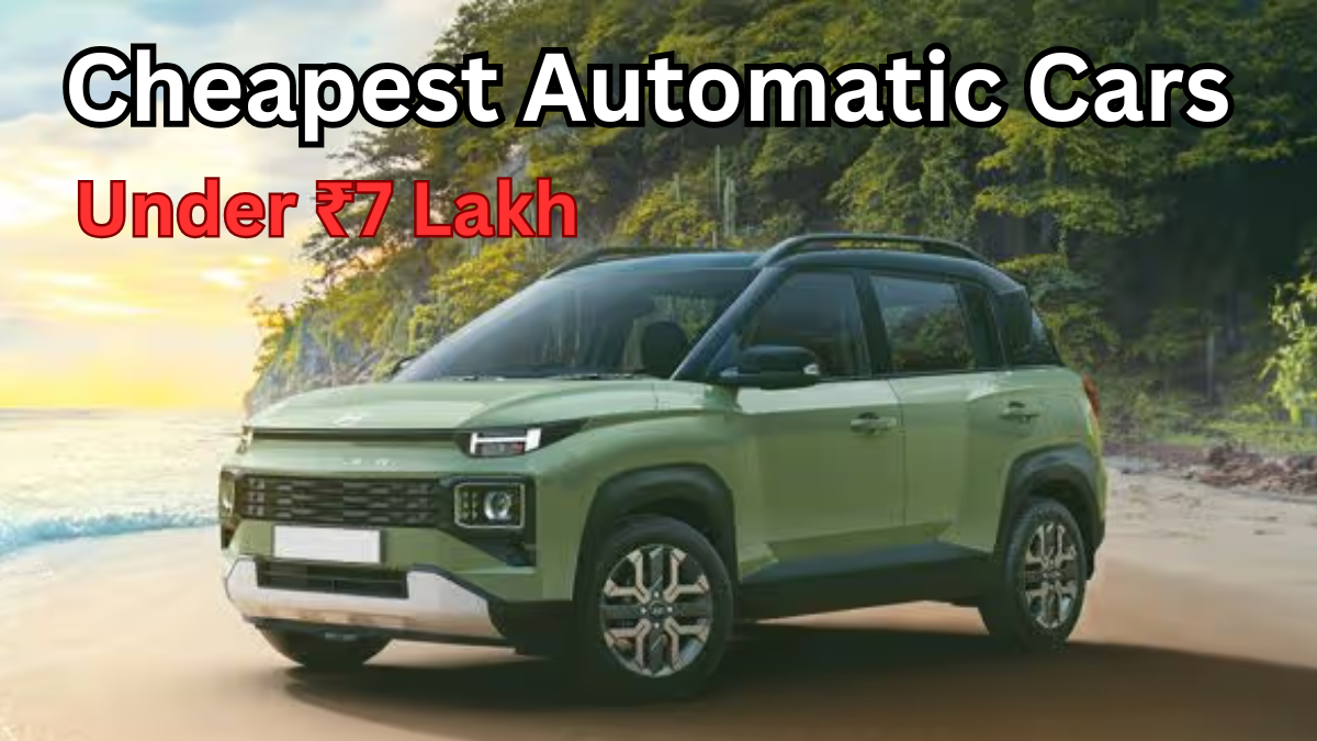 Cheapest Automatic Cars in India Under ₹7 Lakh – 2025 List